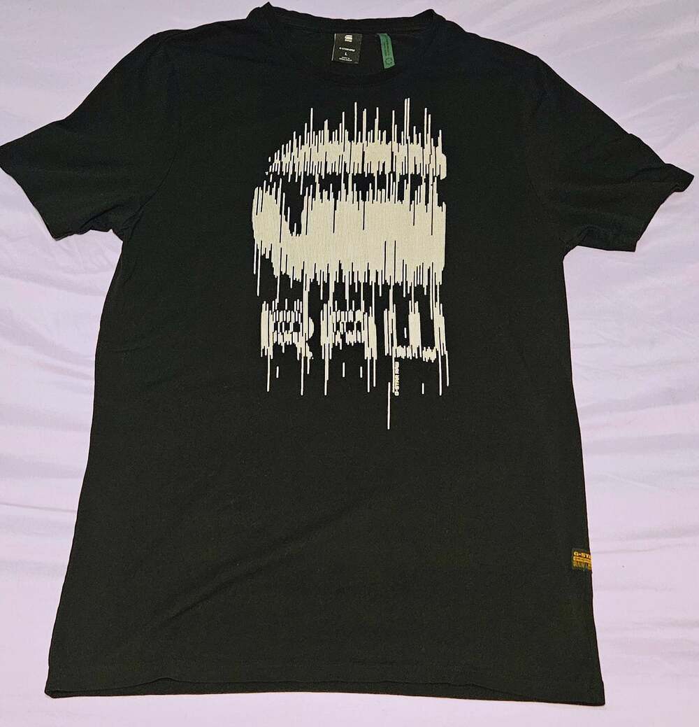 G-Star RAW Graphic 6 Slim R T S/S T-Shirt Black Size L